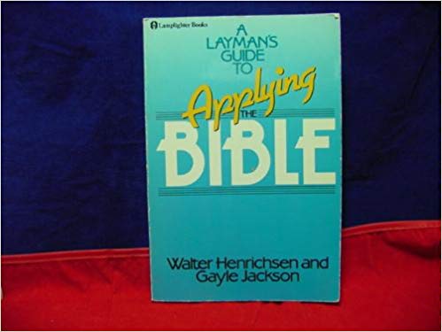 Layman's Guide to Applying the Bible - antikvariát