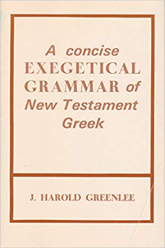 A Concise Exegetical Grammar of New Testament Greek - antikvariát