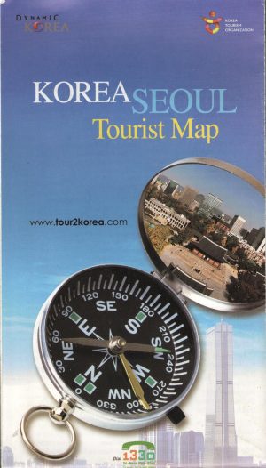 Korea Seoul Tourist Map - antikvariát
